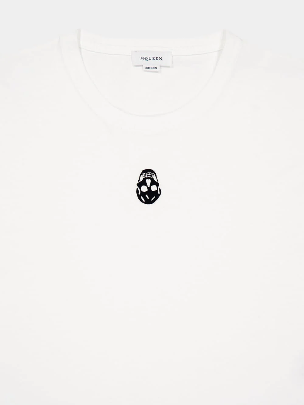 White Skull Cotton T-Shirt - Image 6