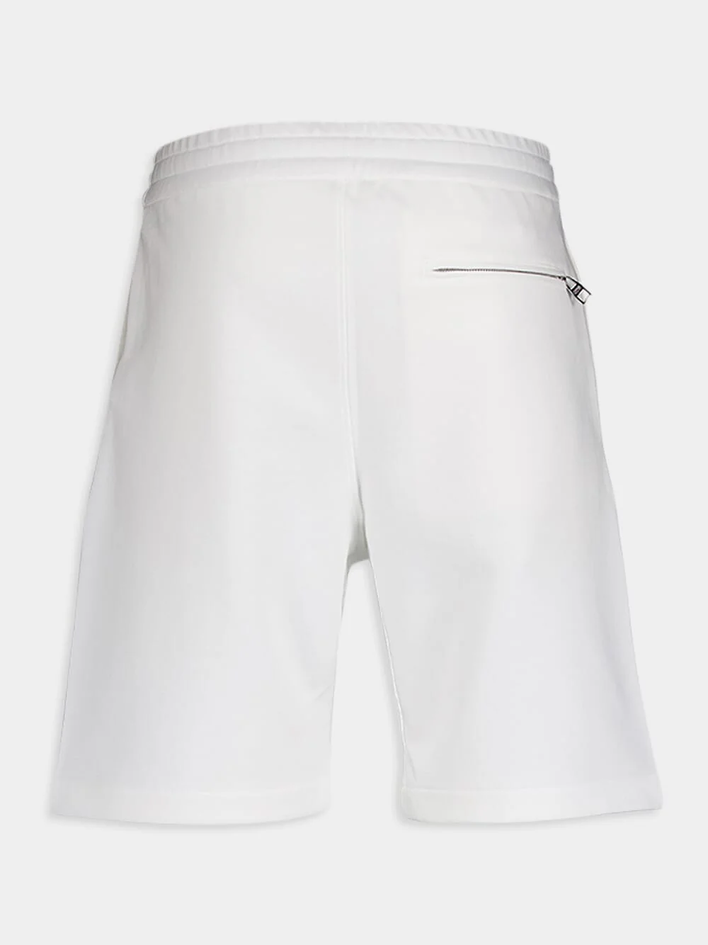 Graffiti Logo Print White Shorts - Image 3