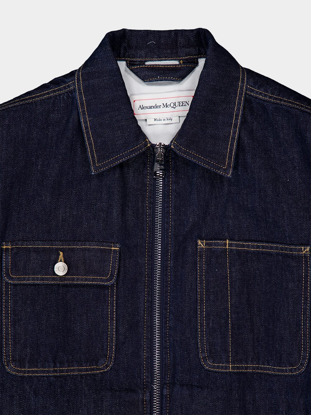Zipped Denim Jacket - Image 4