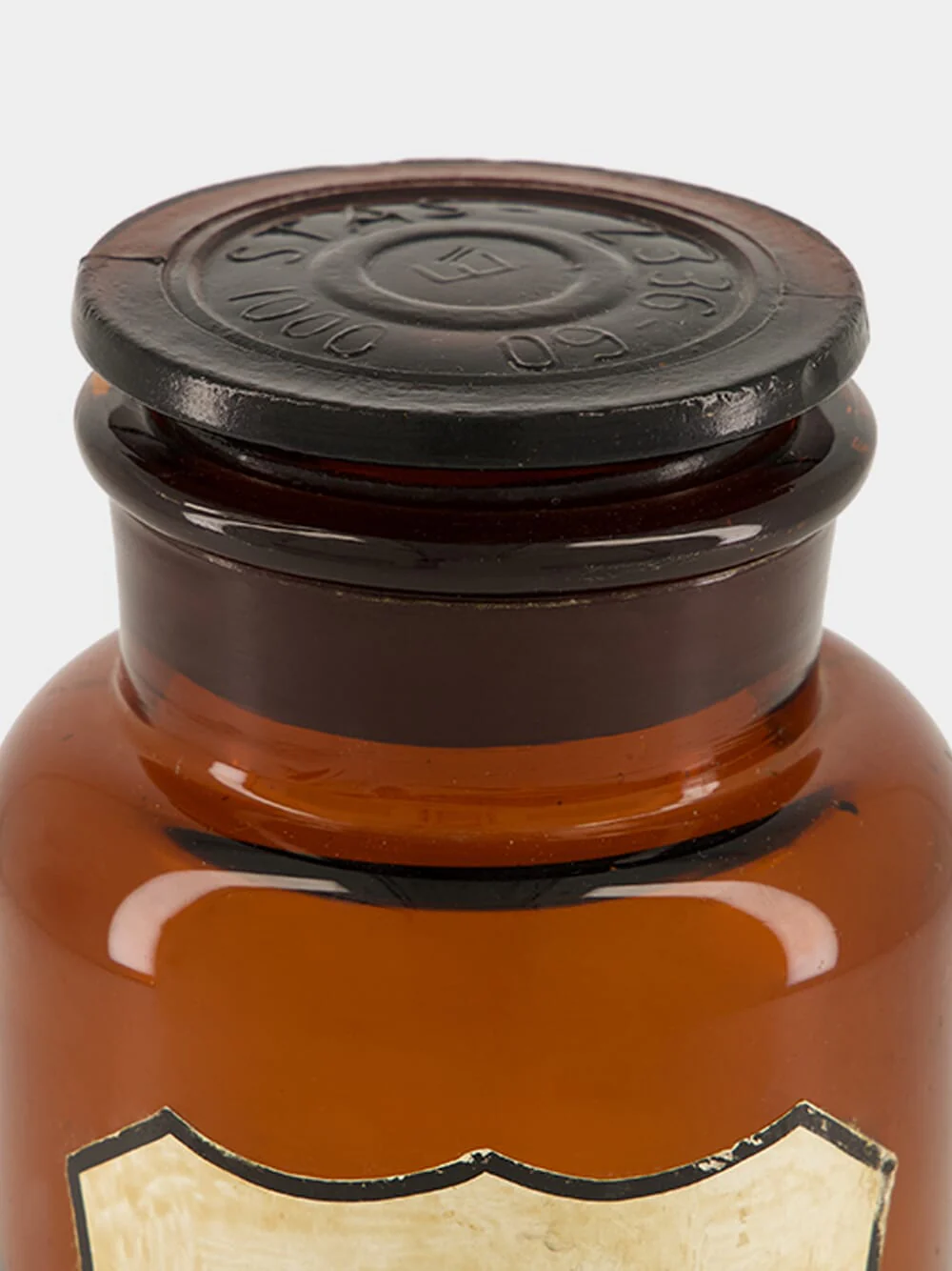 Amber Apothecary Bottle with Natrii Label - Image 3