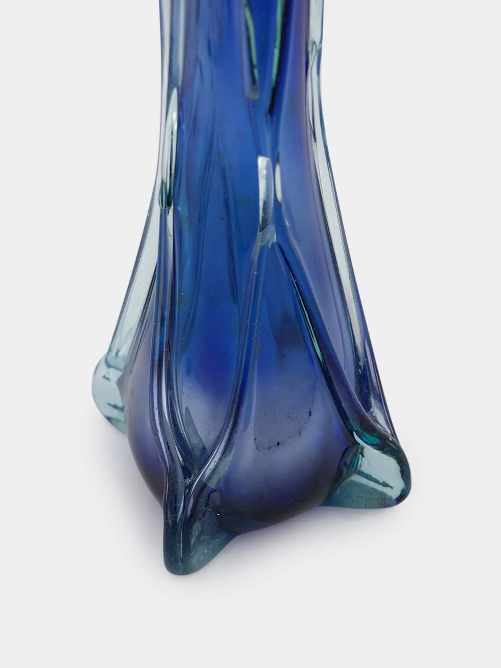 Blue Glass Vase - Image 3