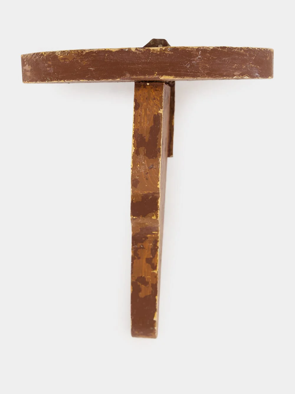 Brown Wooden Wall Shelf