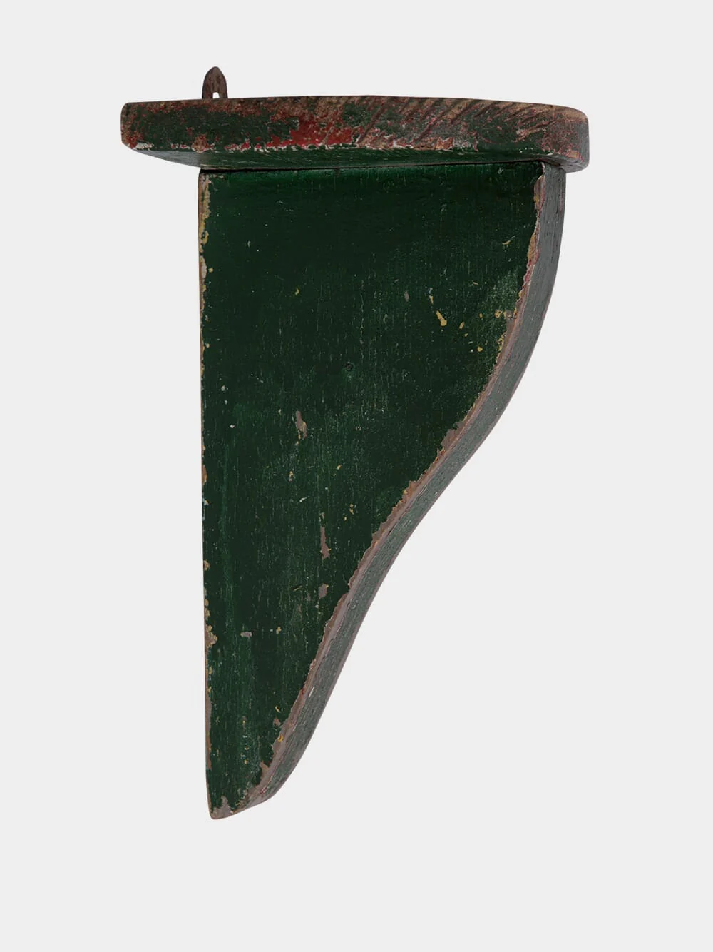 Dark Green Wooden Wall Shelf - Image 2