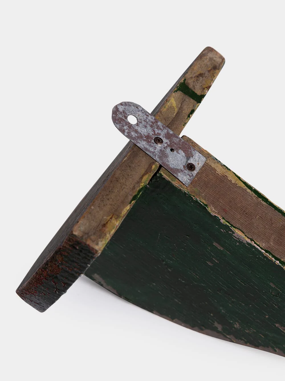 Dark Green Wooden Wall Shelf - Image 4