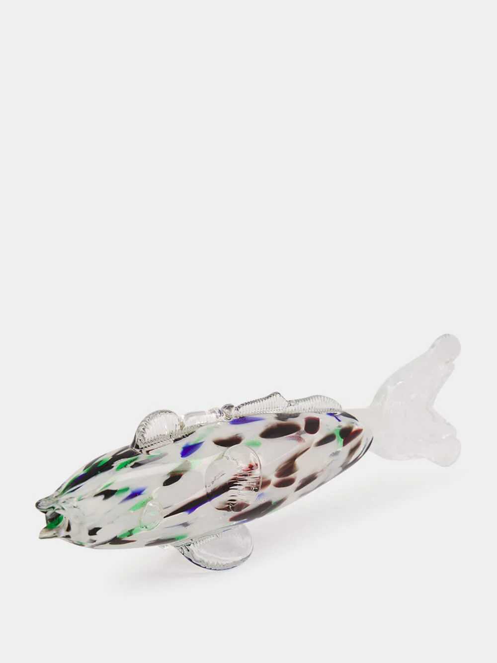 Clear Multicoloured Glass Fish - Image 2