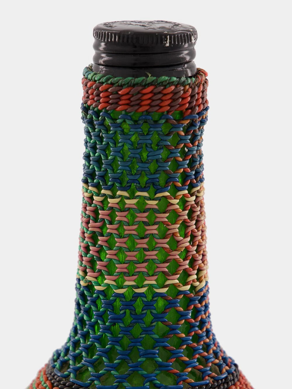 Net Woven Glass Flask - Image 3