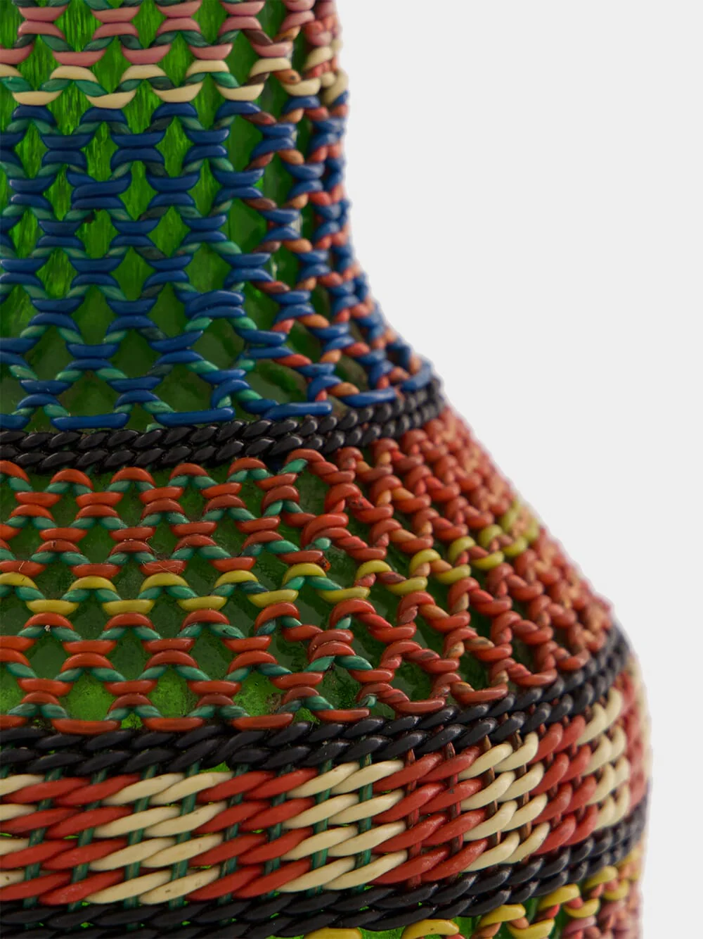 Net Woven Glass Flask - Image 4