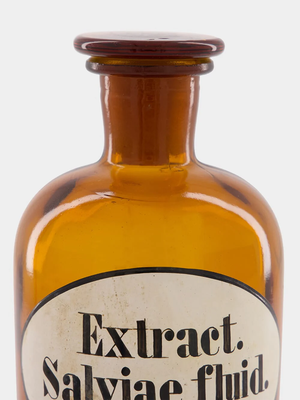 Sage Extract Amber Glass Pharmaceutical Bottle - Image 3