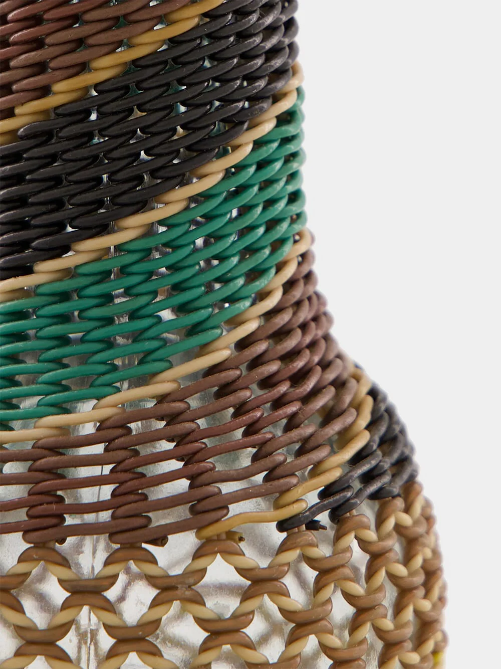 Striped Woven Glass Flask - Image 4