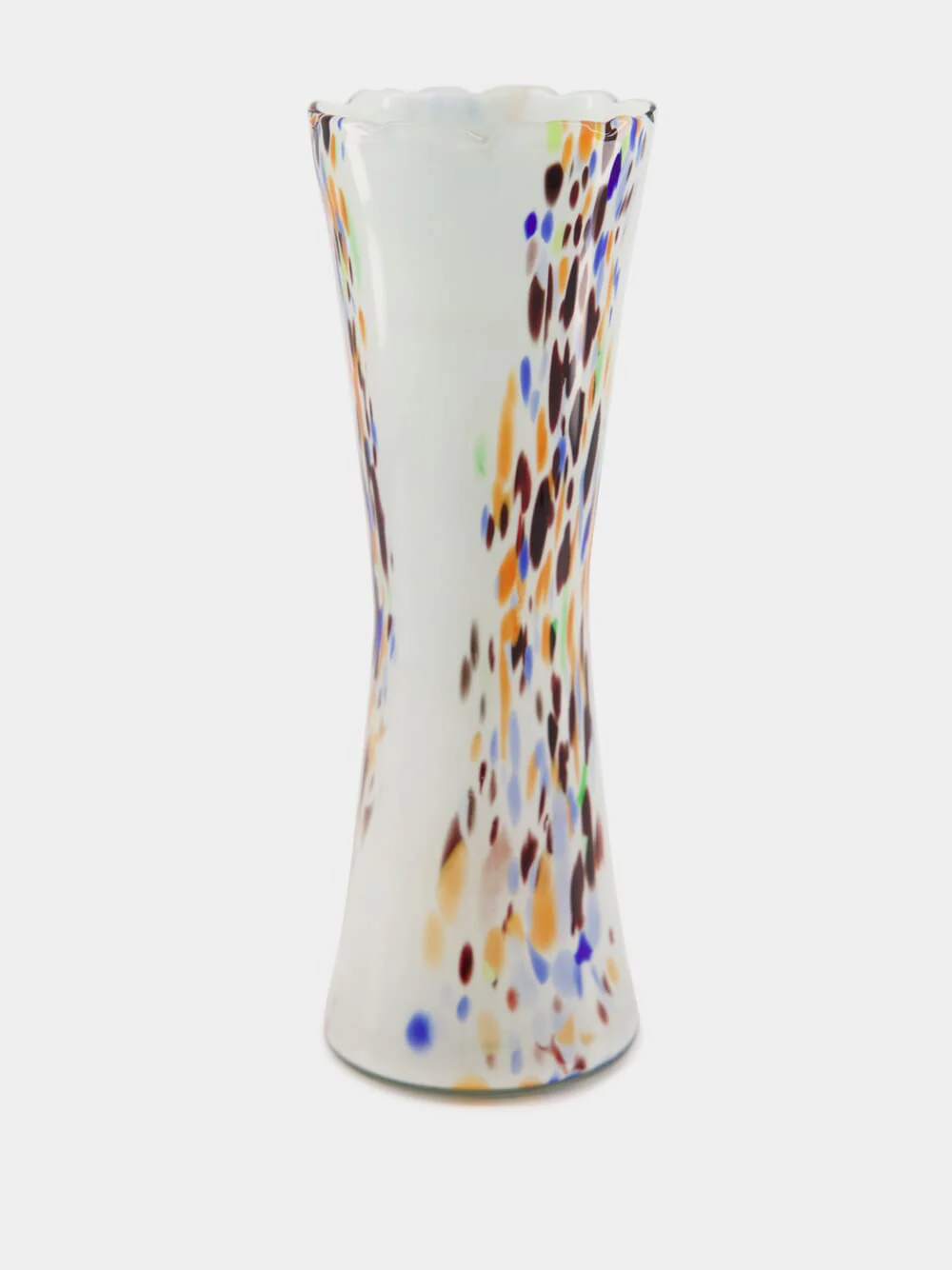 Swirled Glass Vase
