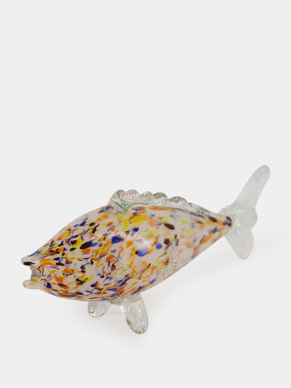Yellow Multicoloured Glass Fish - Image 2