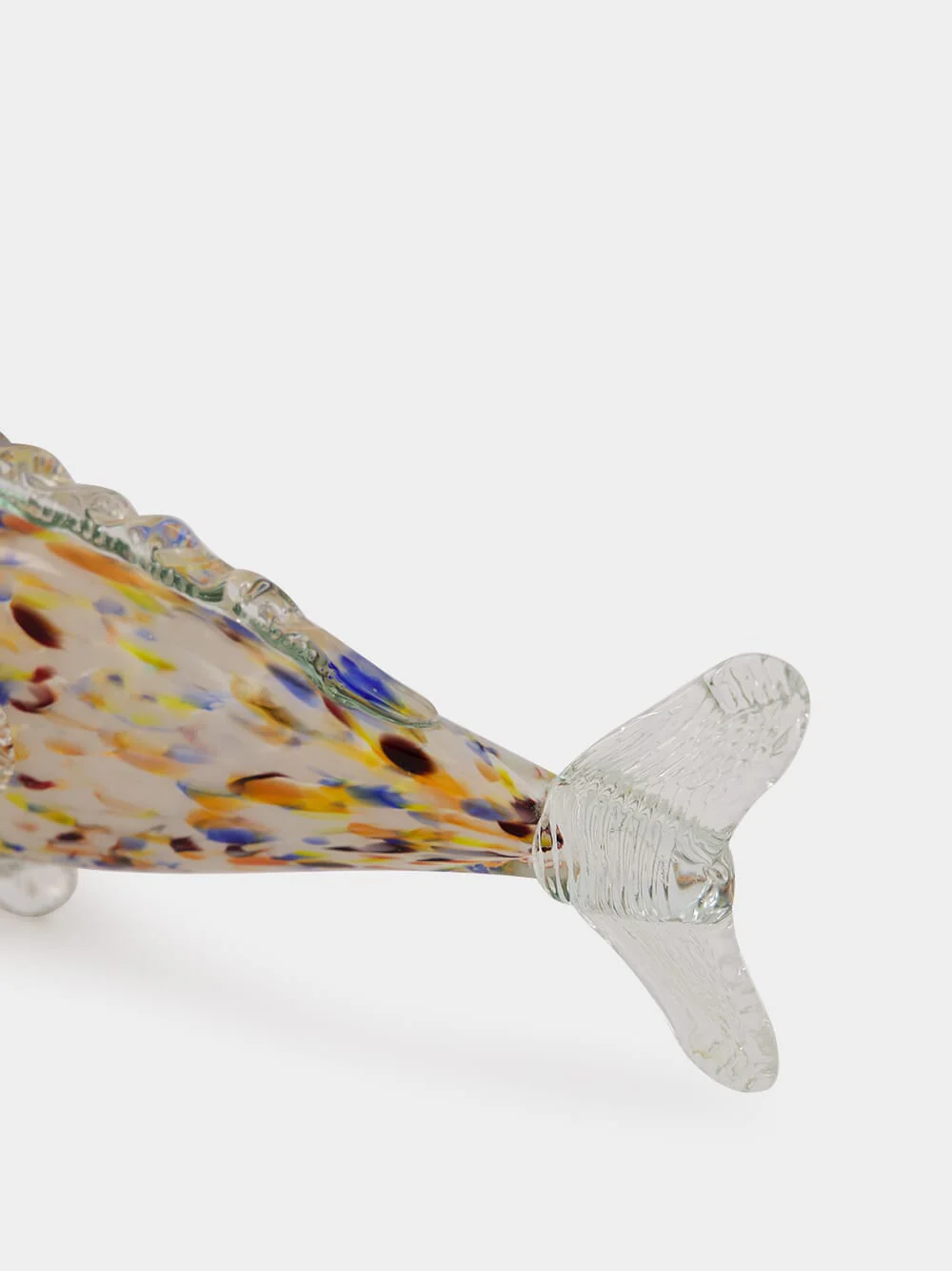 Yellow Multicoloured Glass Fish - Image 3