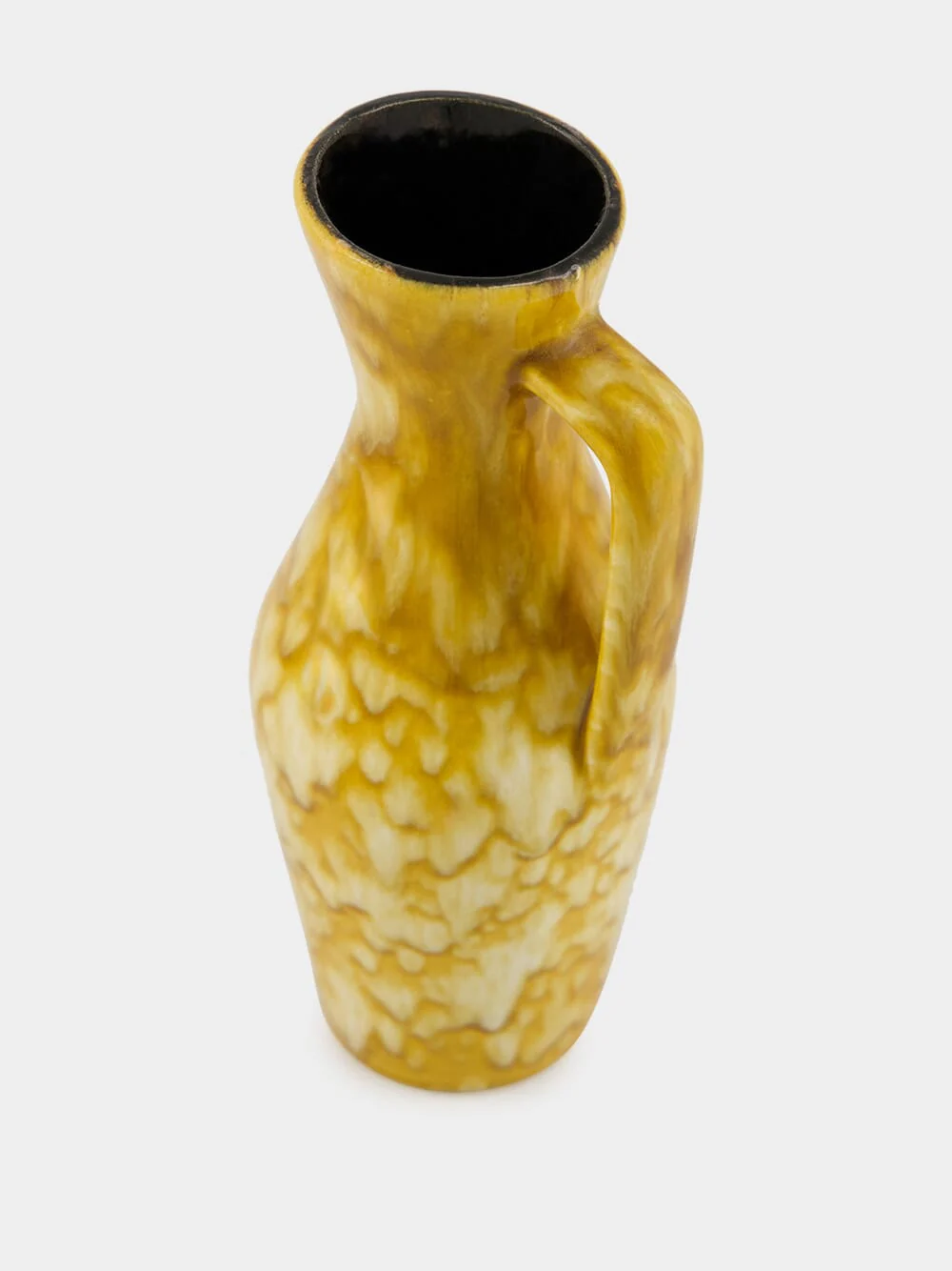 Fat Lava Ceramic Vase in Yellow and Multicolour - Image 3
