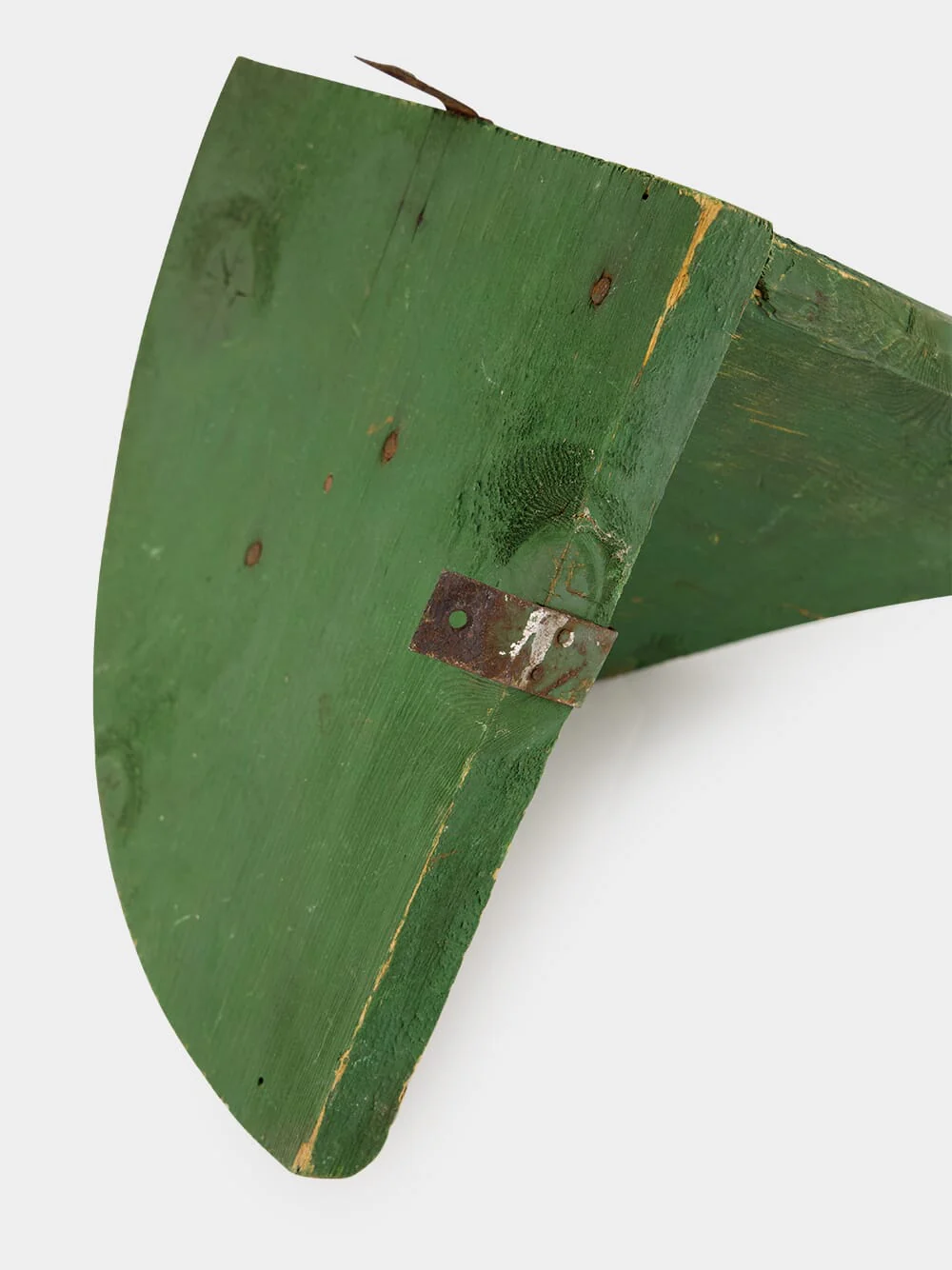 Green Wooden Wall Shelf - Image 3