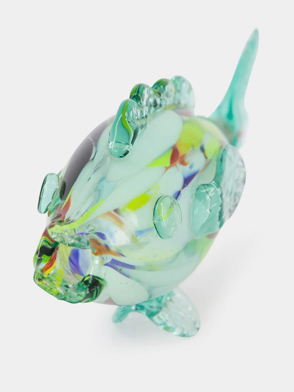 Artisan Glass Fish Ornament - Image 3