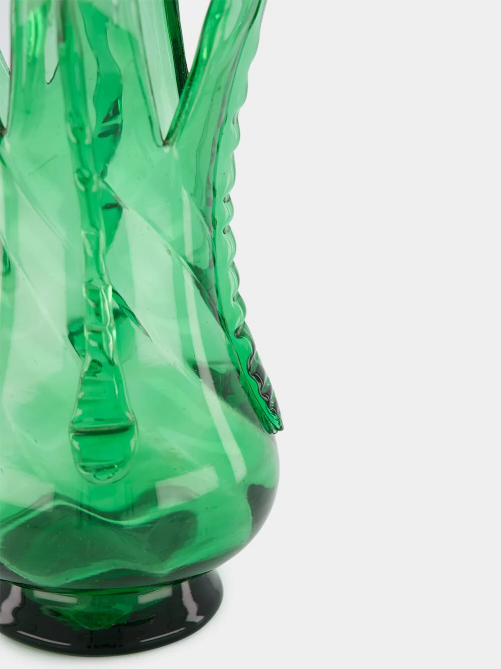 Emerald Glass Vase - Image 4