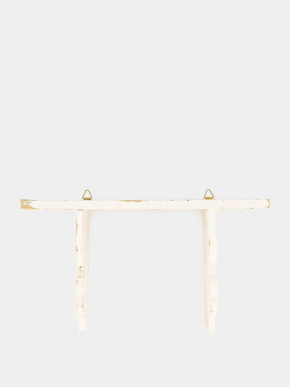 Rustic White Wooden Shelf - Image 4