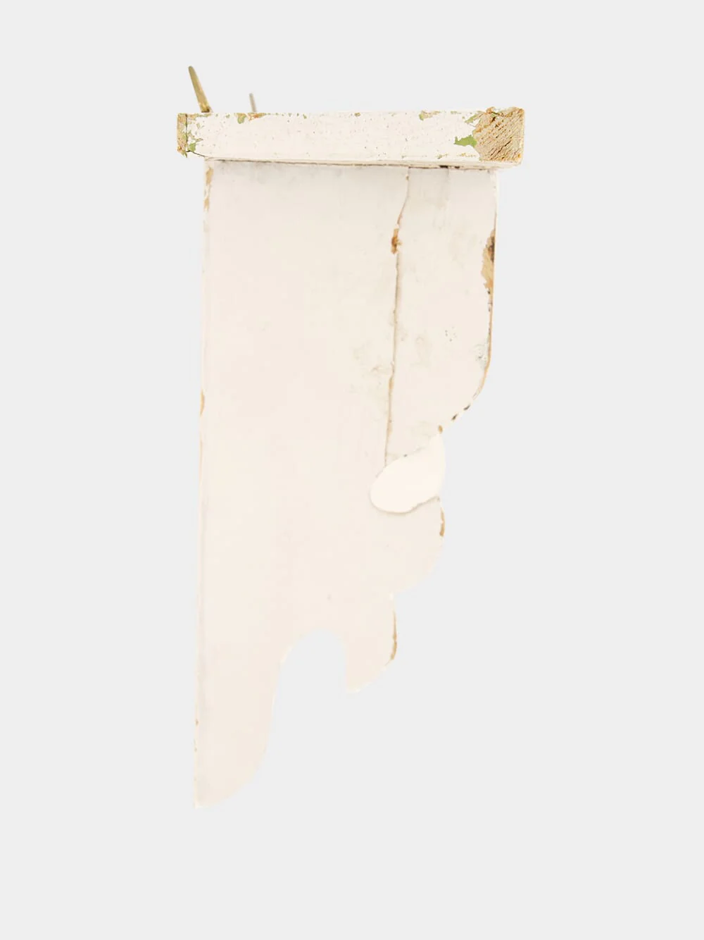 Rustic White Wooden Shelf - Image 5