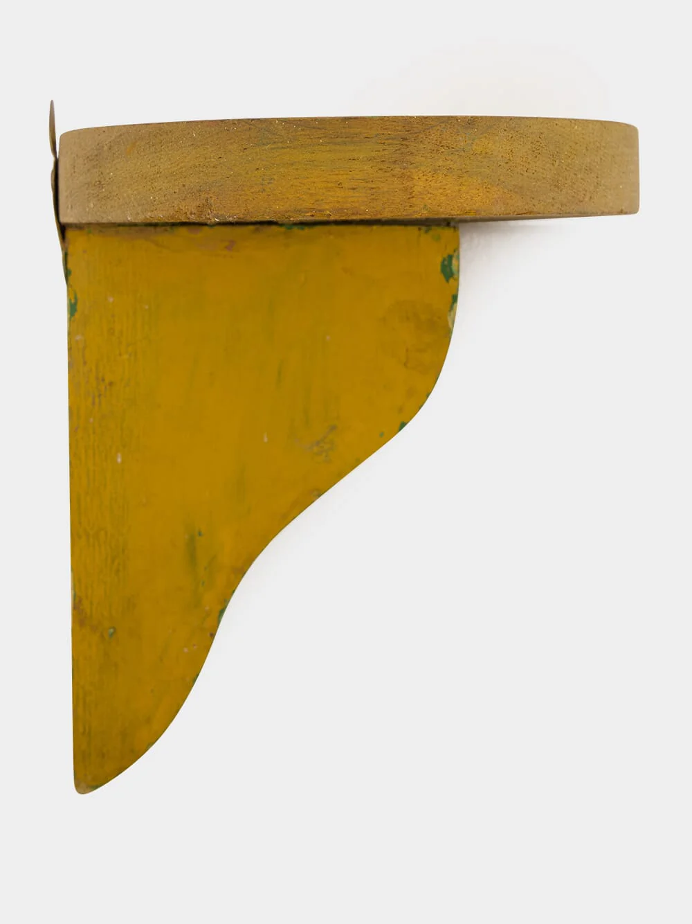 Yellow Wooden Wall Shelf - Image 2