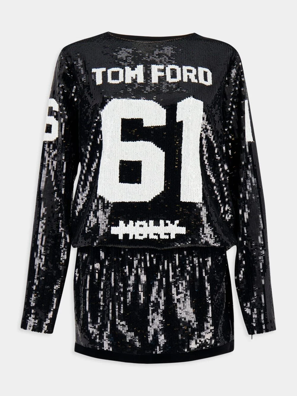 All Over Sequins Mini Dress