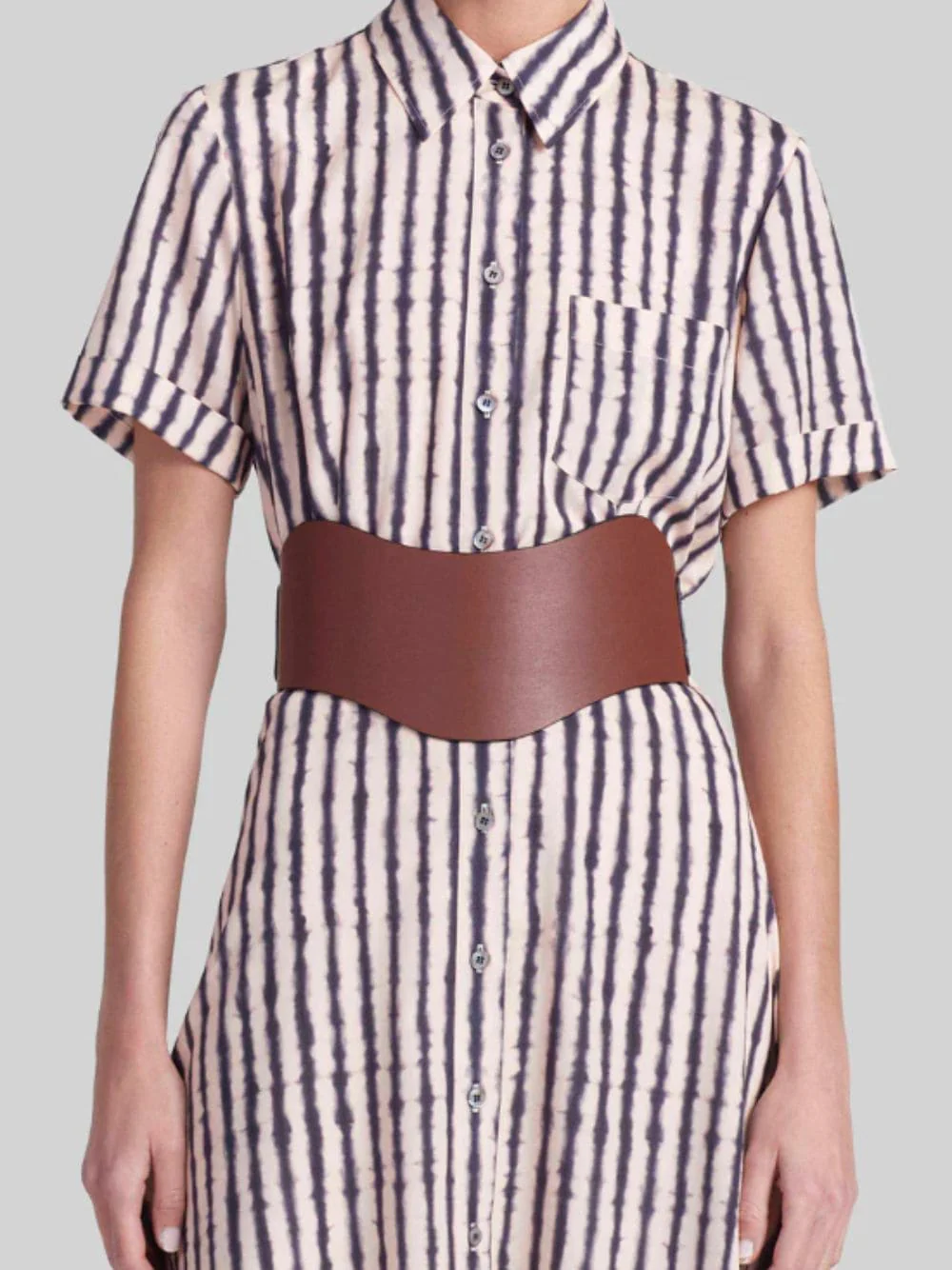 Black and Woody Reversible Corset Belt - Image 4