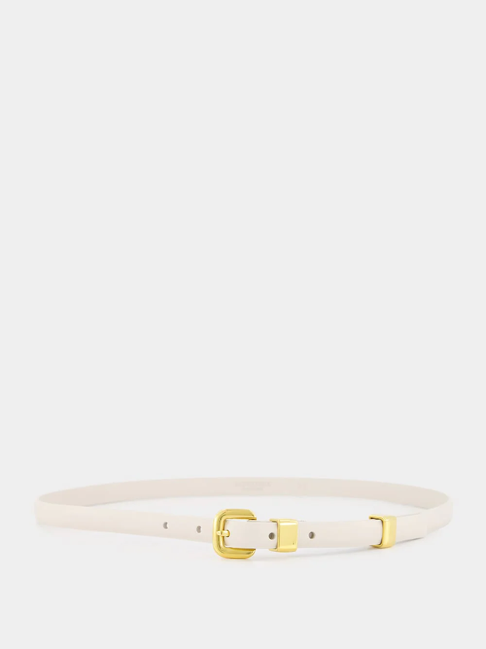 Ivory Skinny Belt