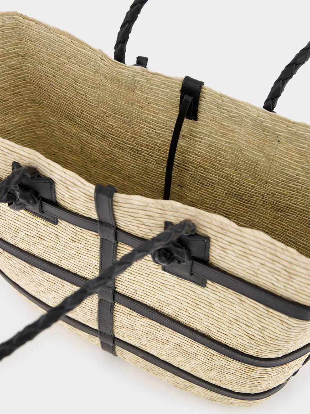 Watermill Raffia Tote - Image 5