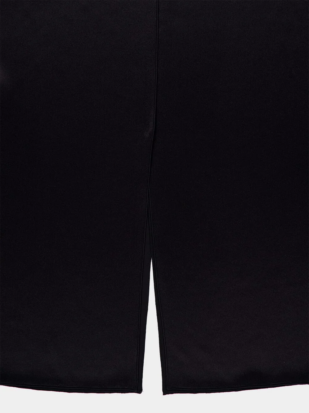 Benji Black Silk Midi Skirt - Image 8