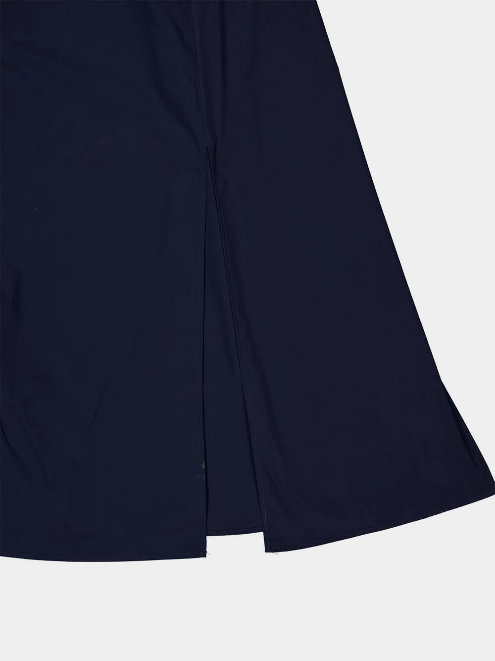 Berry Blue Lily Cotton Midi Dress - Image 6