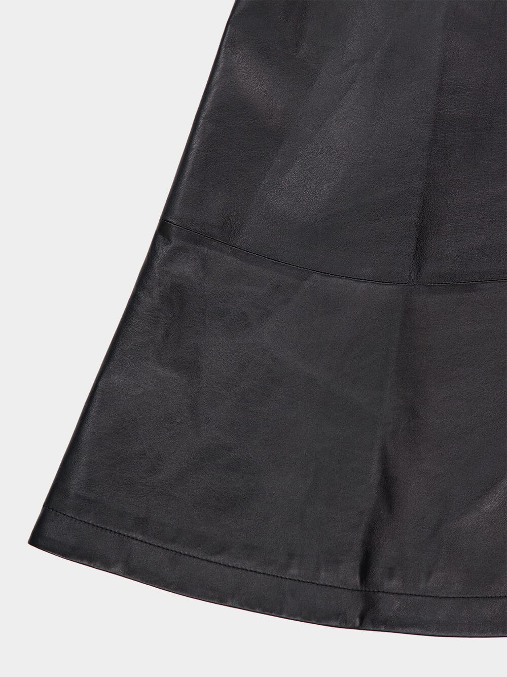 Black Kirsty Leather Dress - Image 4