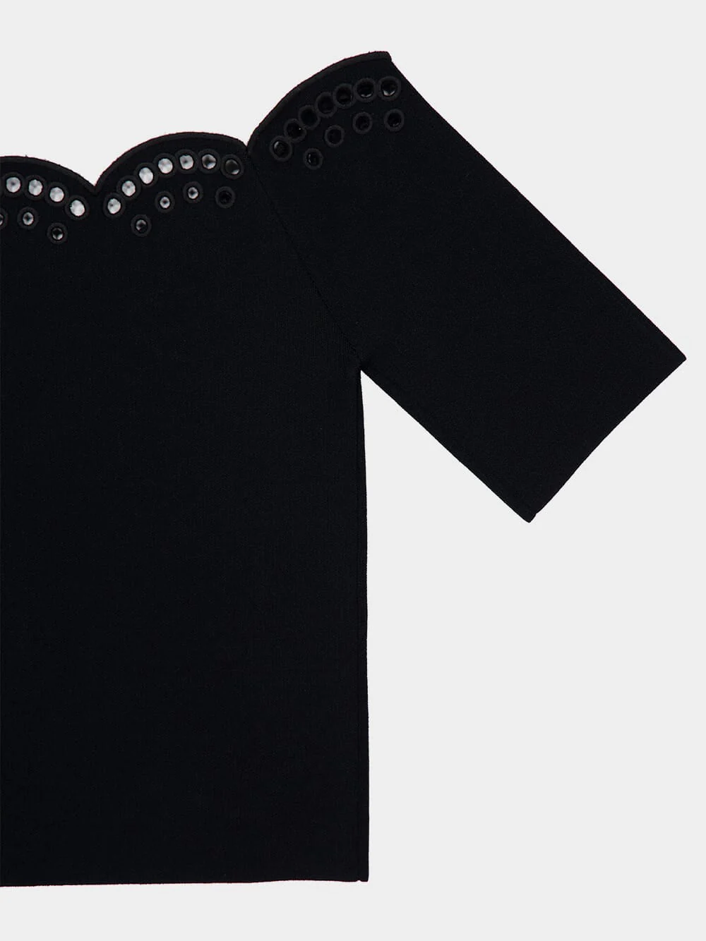 Black Posy Off-Shoulder Top - Image 10