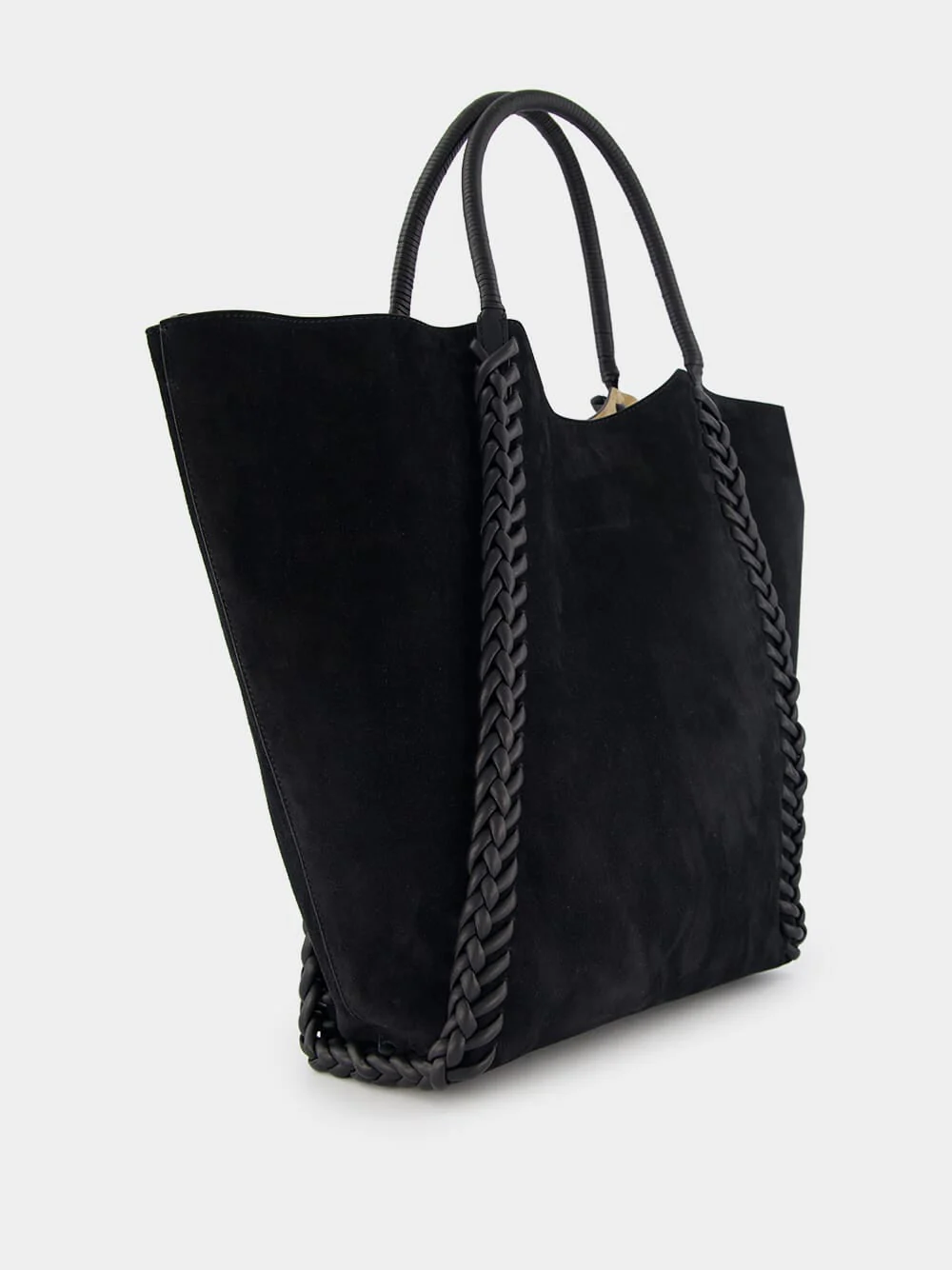 Braid Suede Tote Bag - Image 2