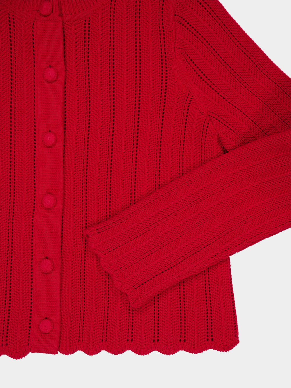 Grenadine Red Mariette Cardigan - Image 6