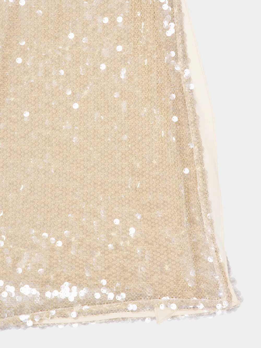 Macadamia Sequin-Embellished Linnei Skirt - Image 5