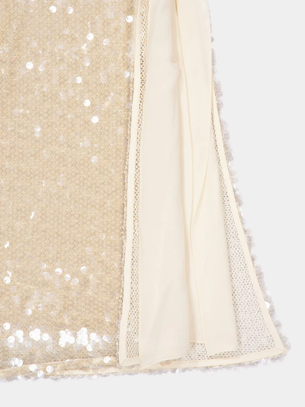 Macadamia Sequin-Embellished Linnei Skirt - Image 6
