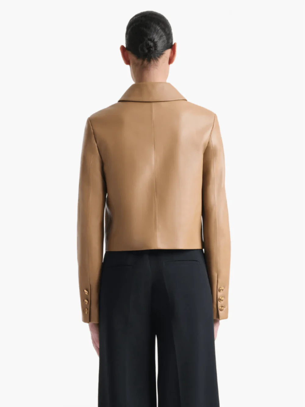 Saddle Astley Leather Jacket - Image 4