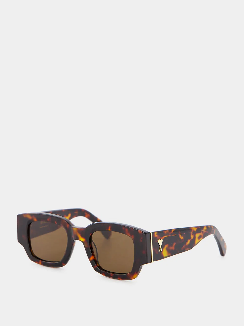 Tortoise Shell Square-Frame Sunglasses - Image 3