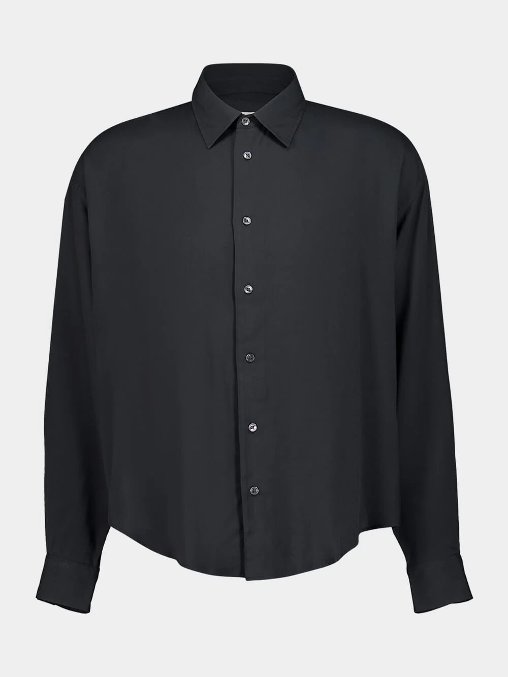 Anthracite Cotton Boxy Shirt