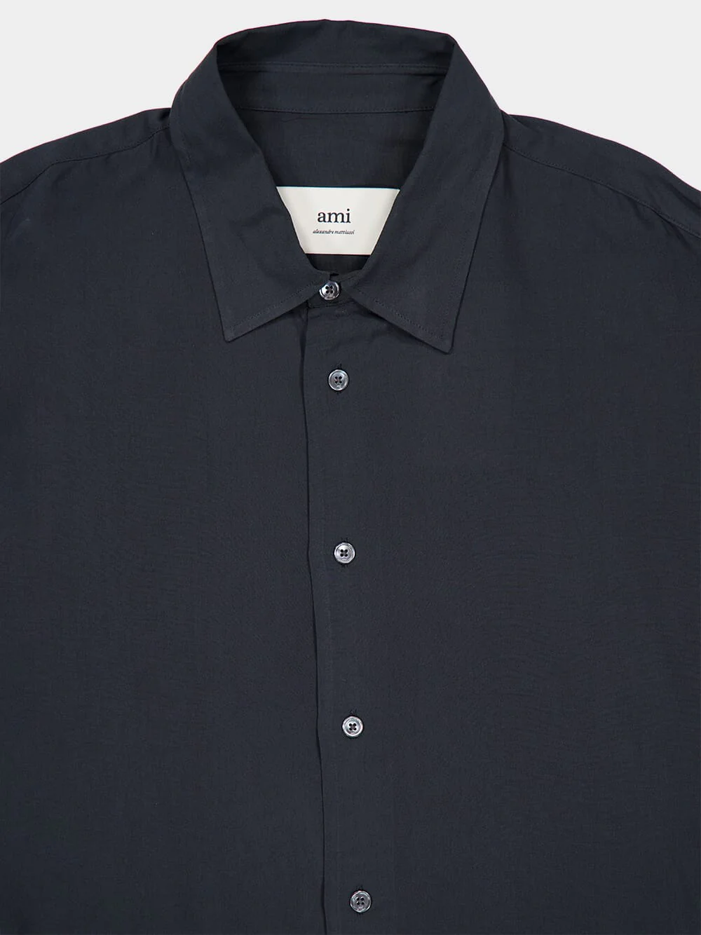 Anthracite Cotton Boxy Shirt - Image 3