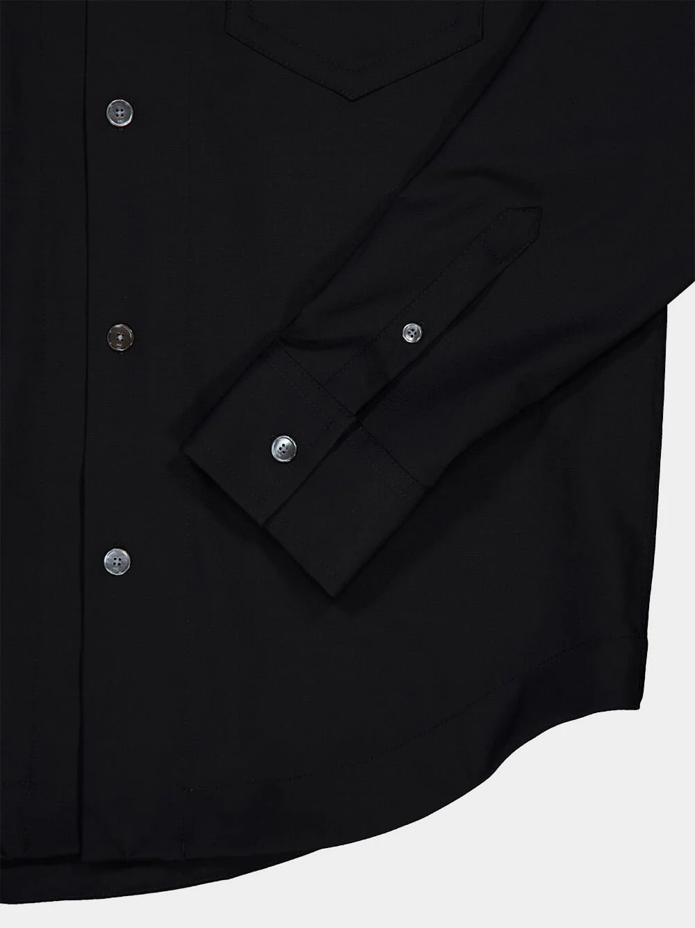 Black Ami de Coeur Wool Shirt - Image 3