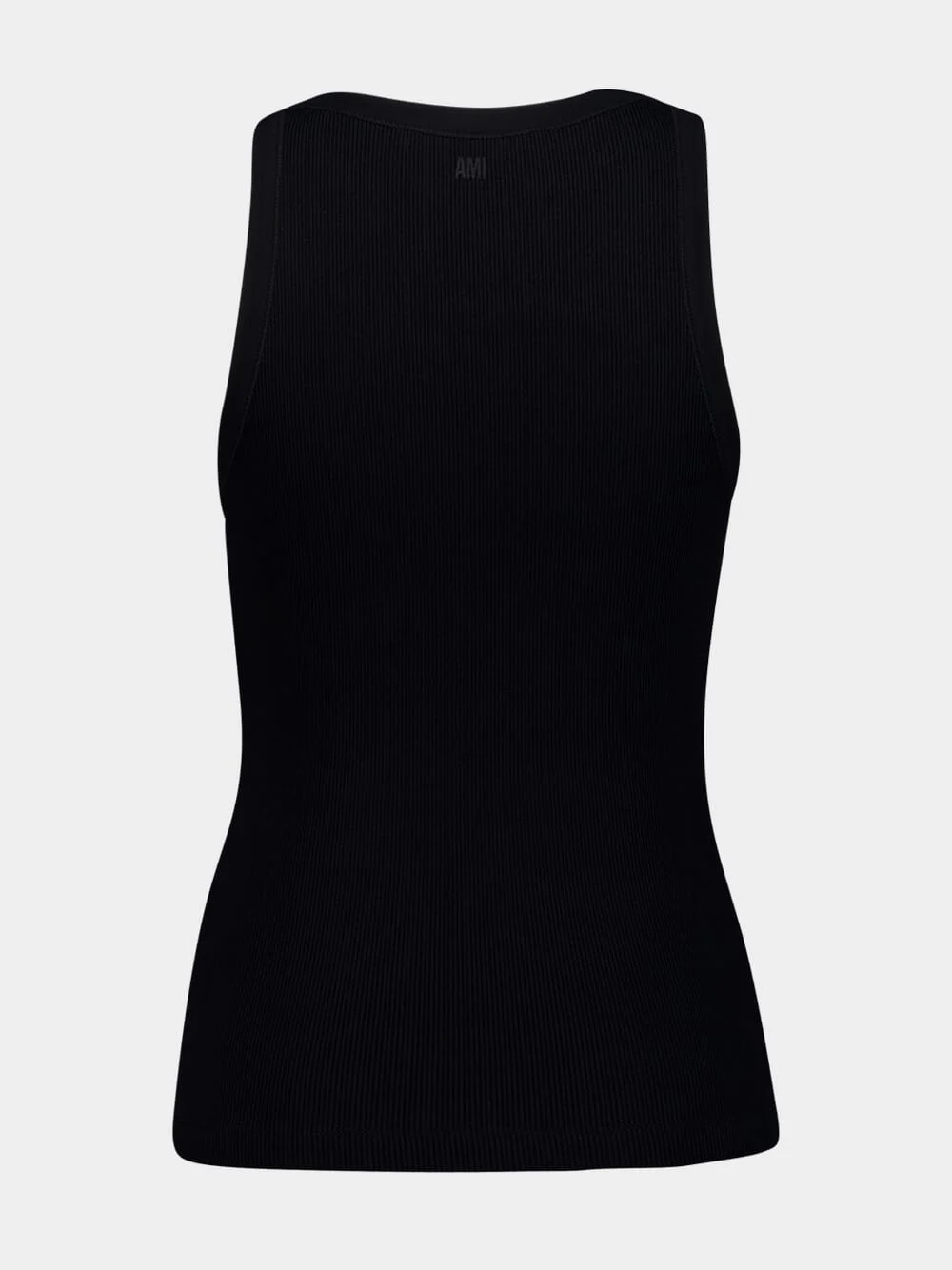 Black Cotton Ami De Coeur Tank Top - Image 4