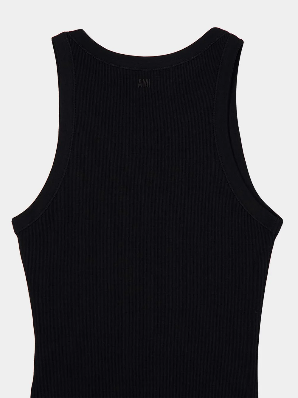 Black Cotton Ami De Coeur Tank Top - Image 6