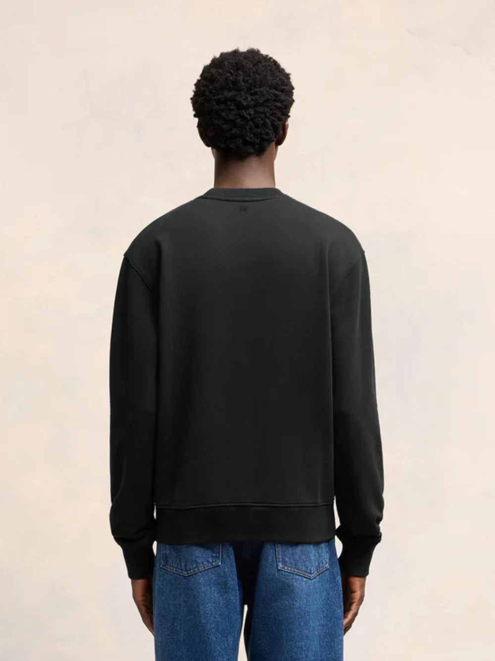 Black Cotton Sweatshirt - Image 4