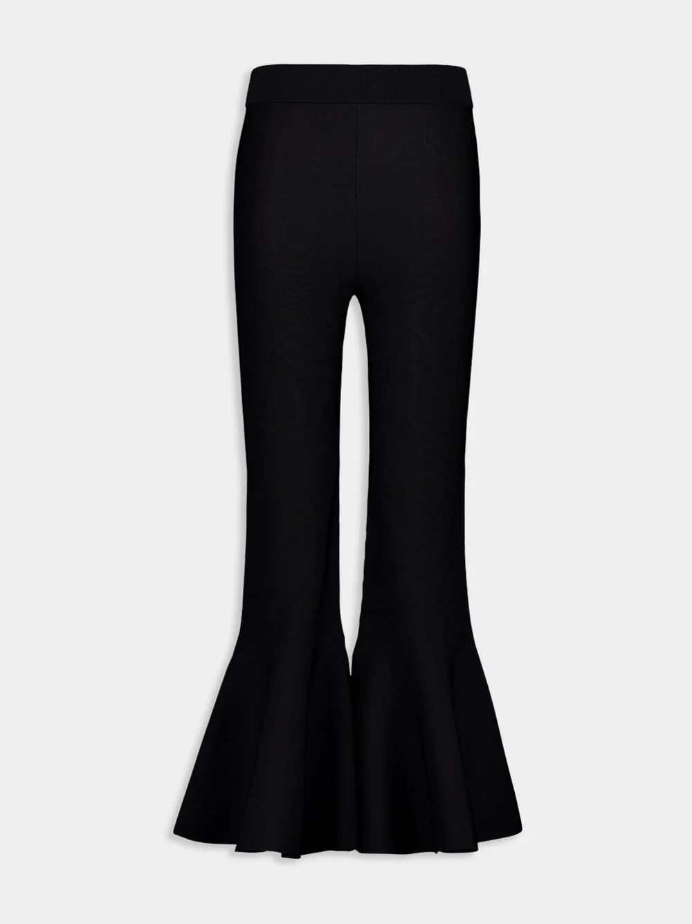 Black Godet Short Trousers - Image 2