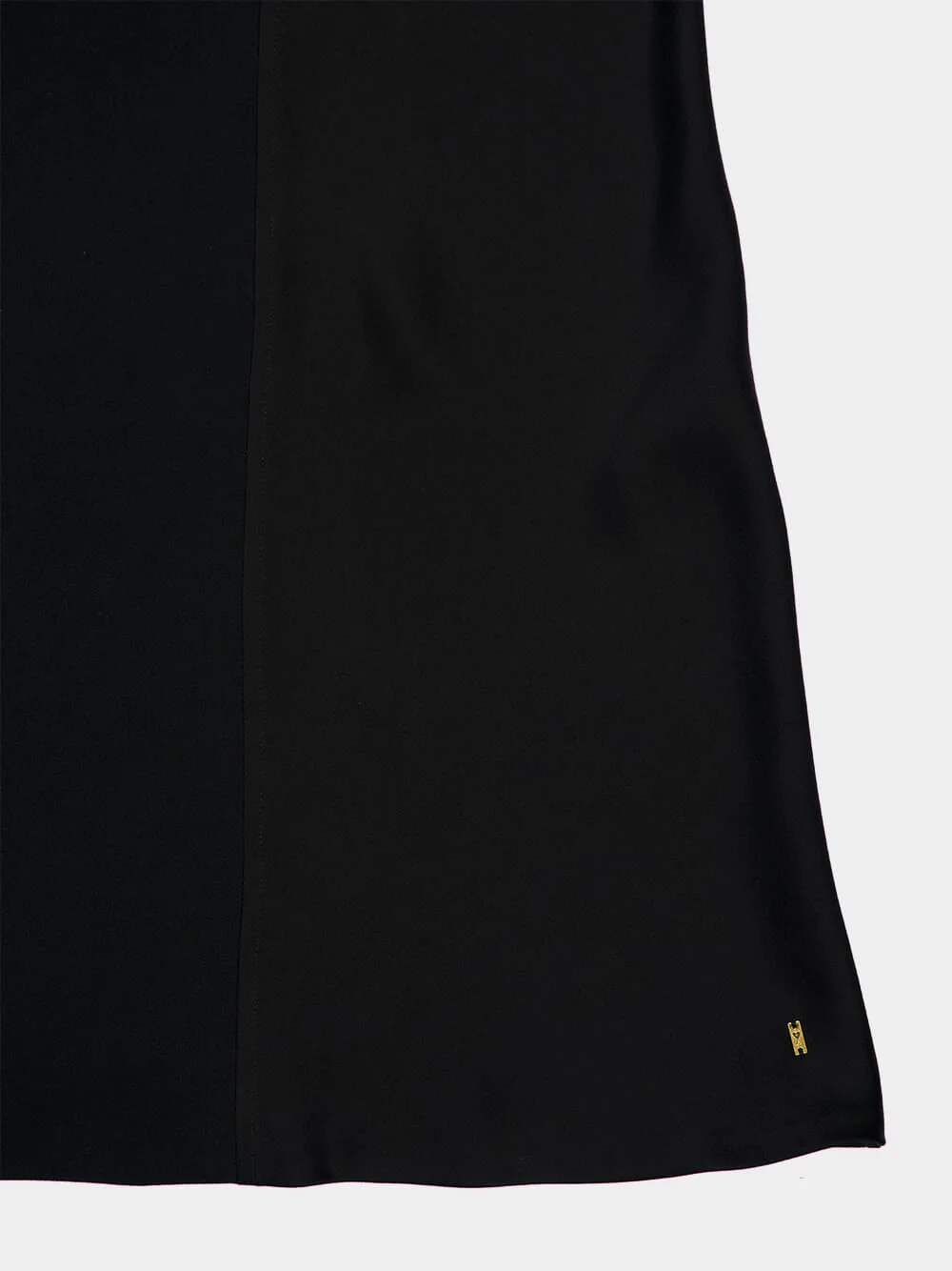 Black Straight Short Dress - Image 8