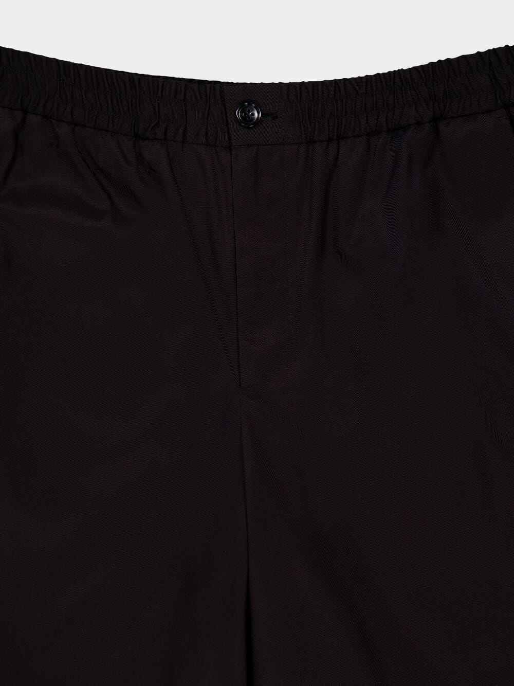 Black Technical Twill Shorts - Image 3