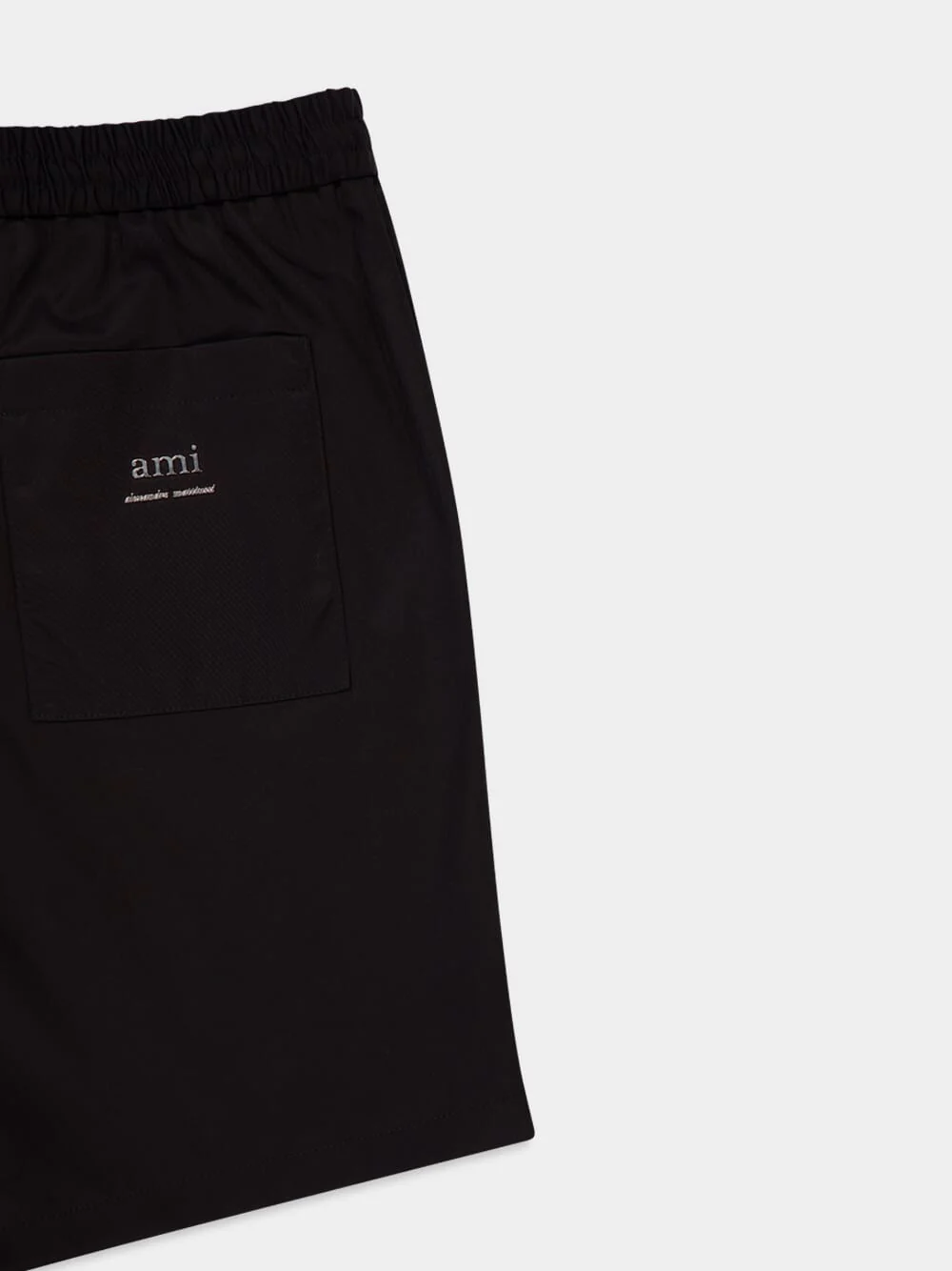 Black Technical Twill Shorts - Image 8