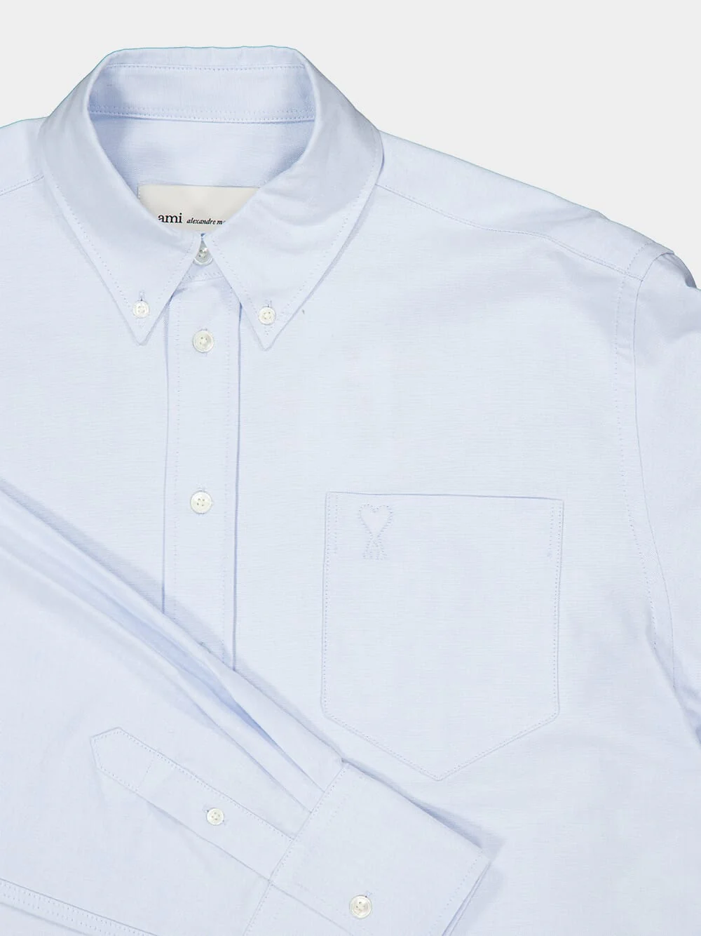 Blue Ami De Coeur Cropped Shirt - Image 5