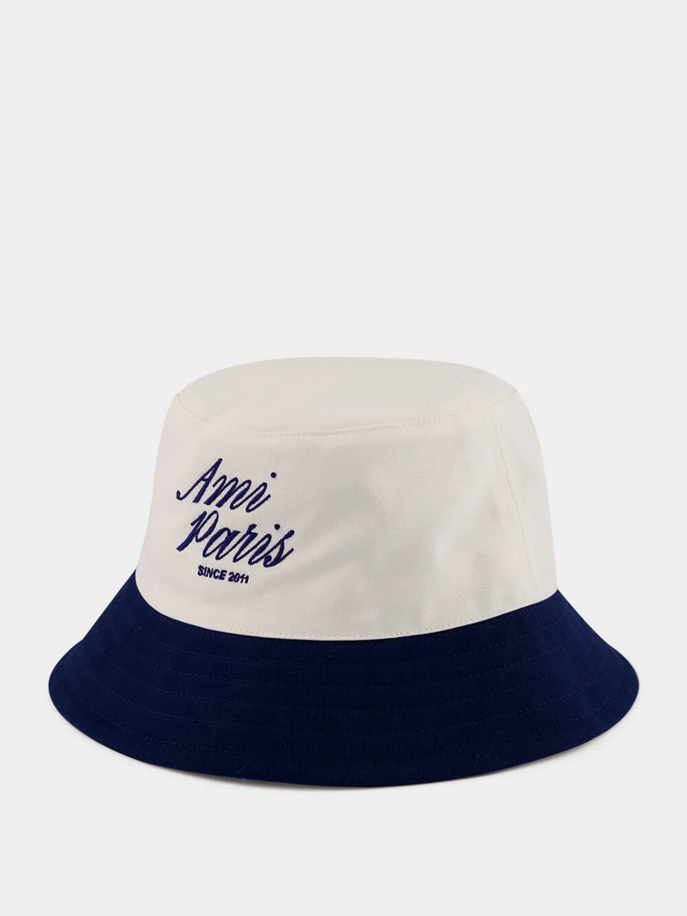 Blue and White Cotton Bucket Hat