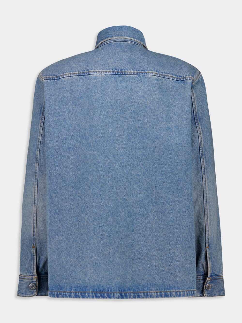 Blue Cotton Ami de Coeur Overshirt - Image 4